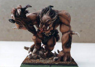 miniatura de principe demonio escala Warhammer fantasy esculpida y pintada por ªRU-MOR