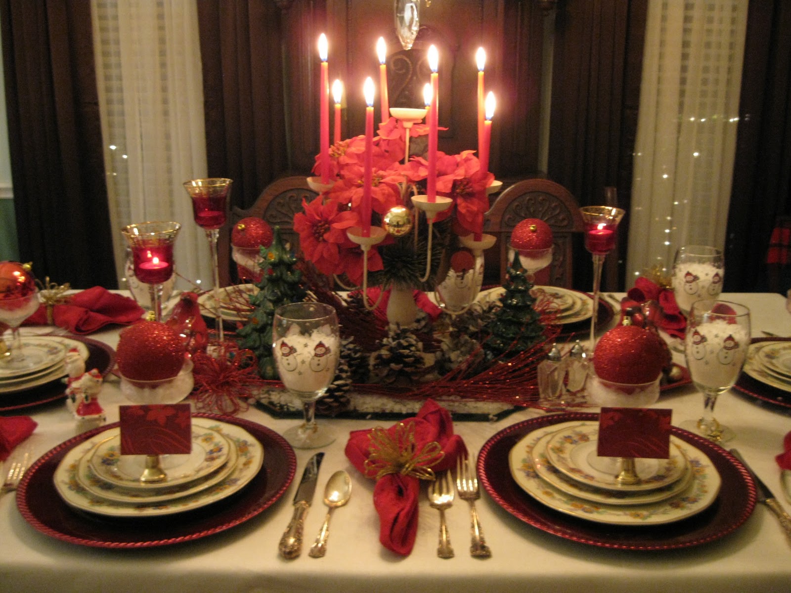 Tablescapes By Diane Christmas Past Tablescape.