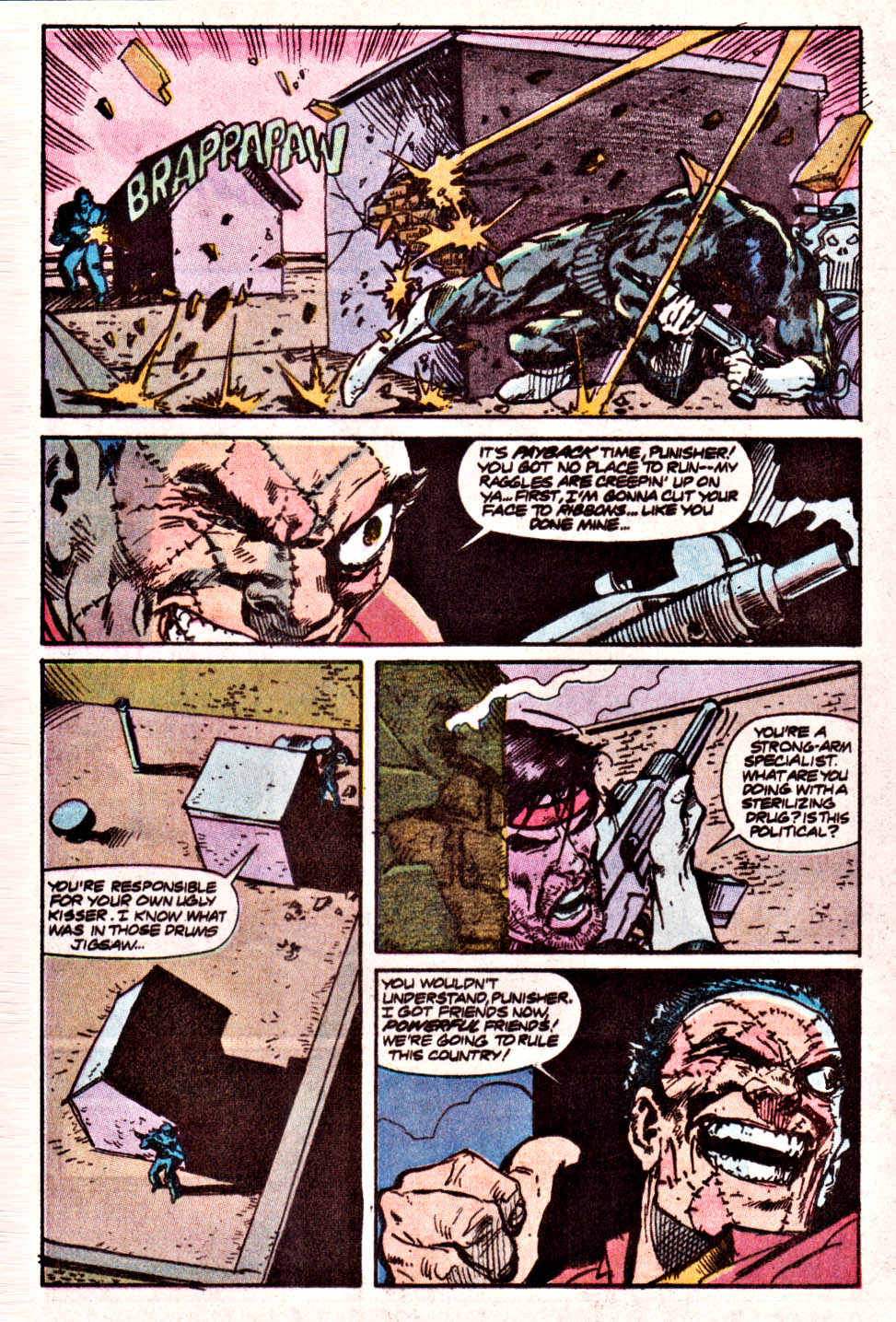The Punisher (1987) Issue #36 - Jigsaw Puzzle #02 #43 - English 16