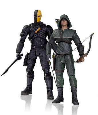 San Diego Comic-Con 2013 First Look DC Comics Arrow Action Figure 2 Pack - Deathstroke & The Hood (aka Green Arrow)