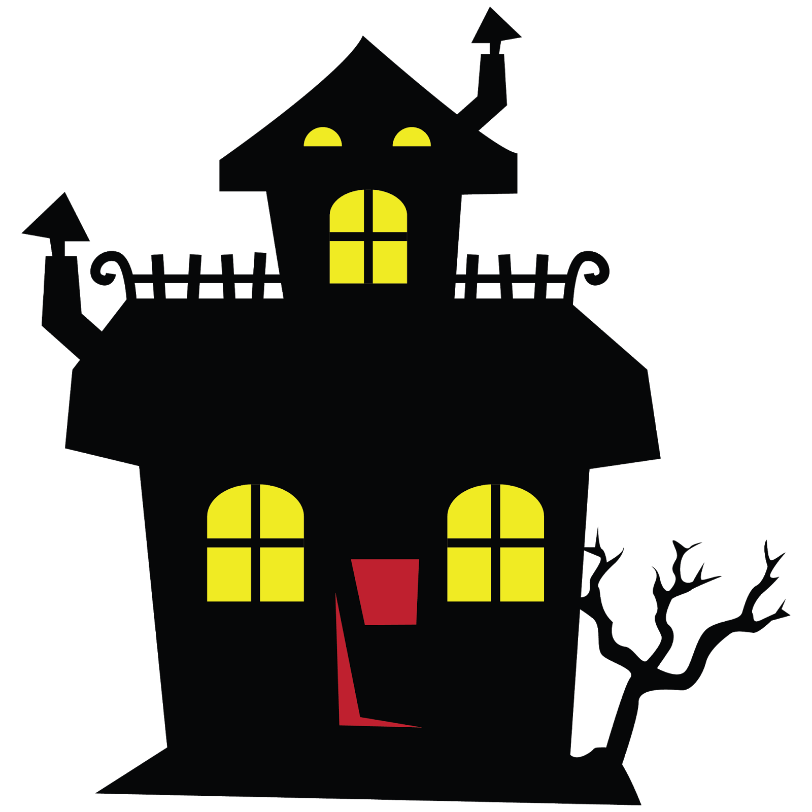 ghost house clipart - photo #5