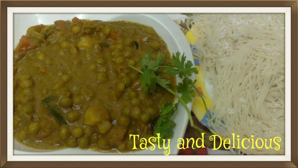 Tasty and Delicious Coconut Green Peas masala