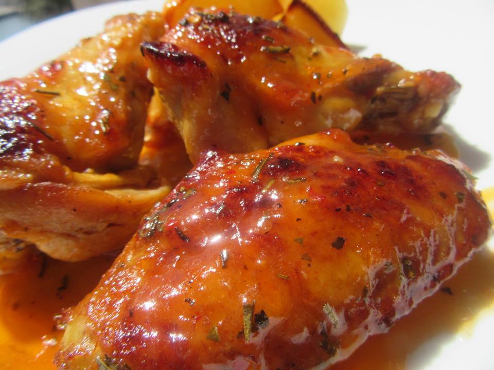 Krilca pečena u marinadi / Chicken wings baked in a marinade