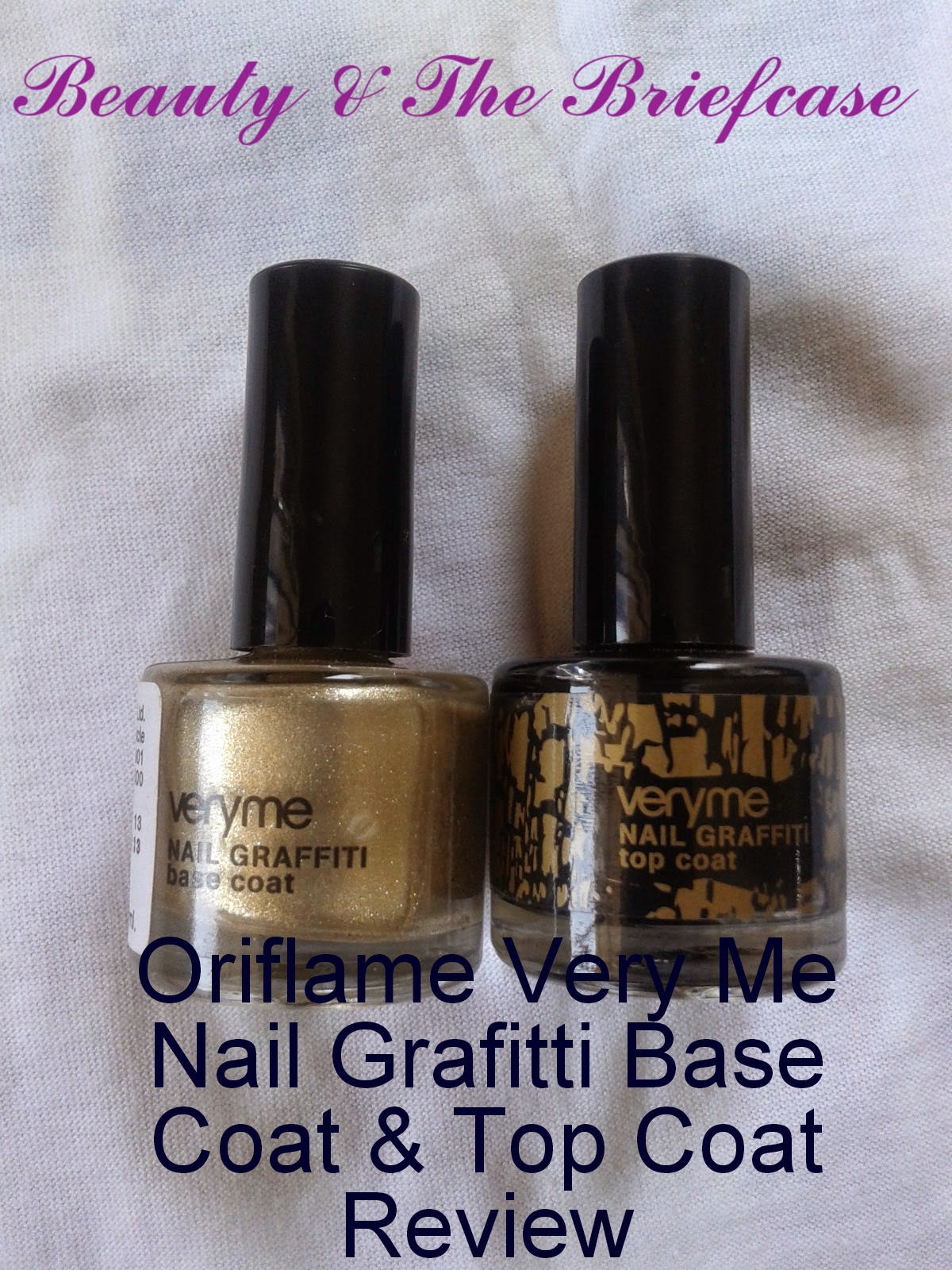 Beauty & The Briefcase Oriflame Very Me Nail Graffiti Base Coat & Top