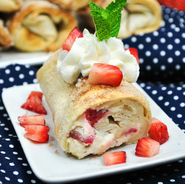 Cheesecake Taquitos dessert easy