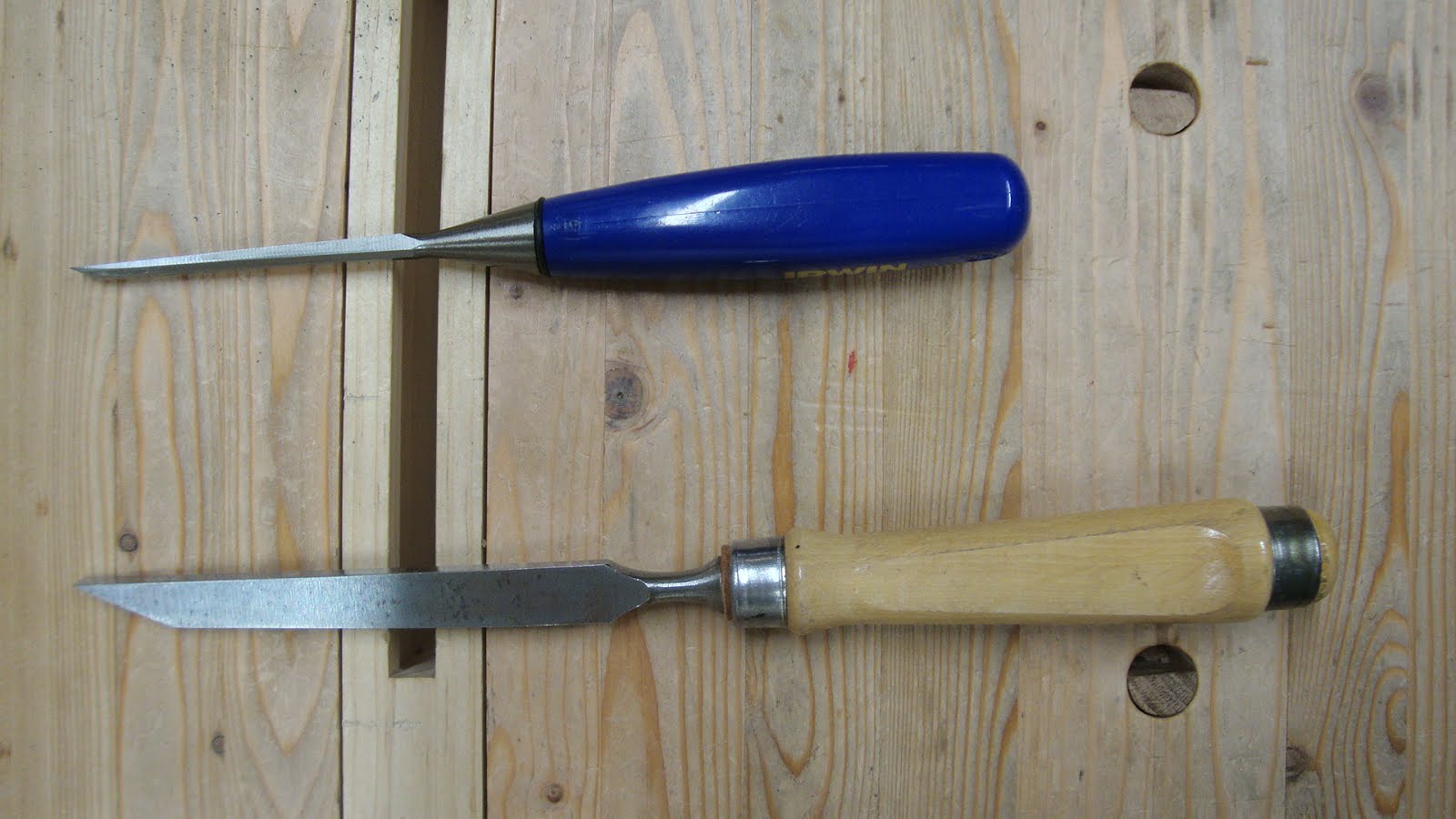 Woodworking in a Tiny Shop: A Tale of Two Chisels