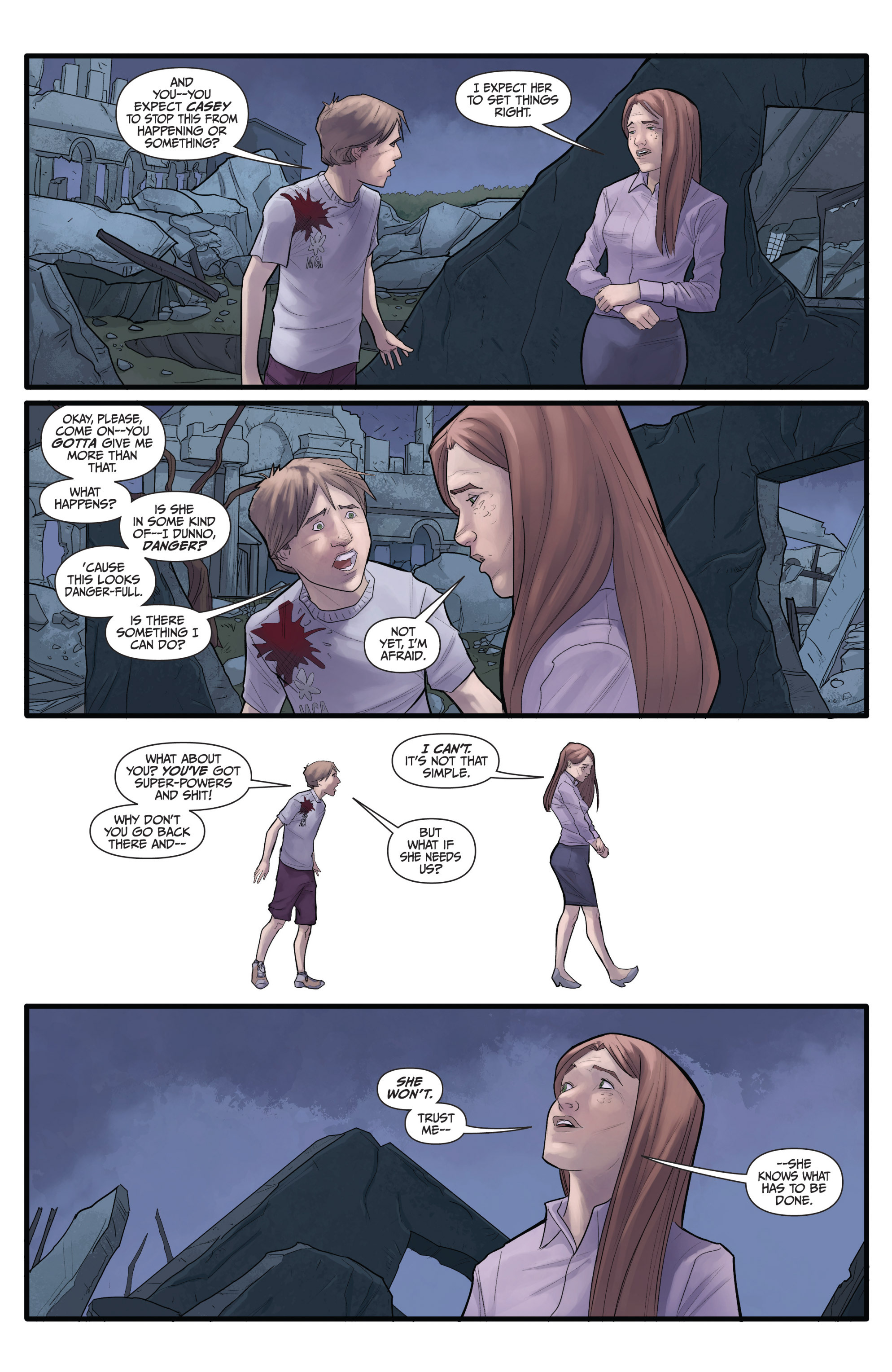 Read online Morning Glories comic -  Issue #27 - 32