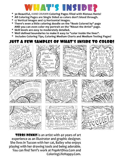 My Not Quite SWEARY But Seriously SNARKY Adult Coloring Book Is Now Live And For Sale On Amazon