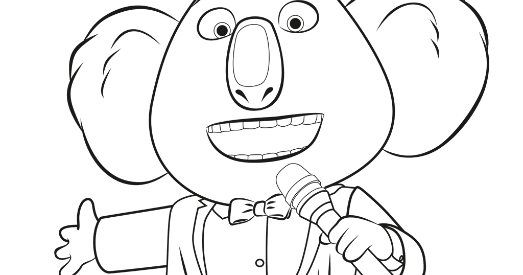 Coloring Pages For Kids Free Images Sing Movie Free Coloring