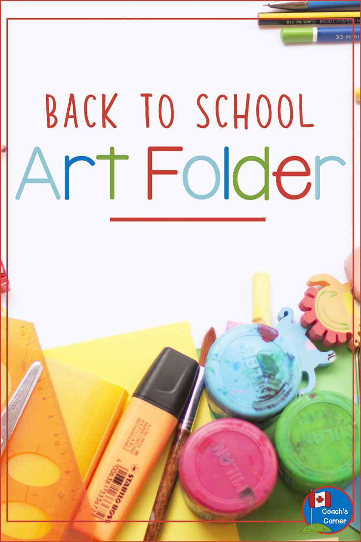 Coach's Corner Back to School Art Folder