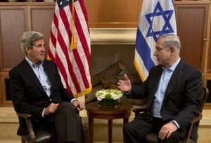 Kerry and Netanyahu.