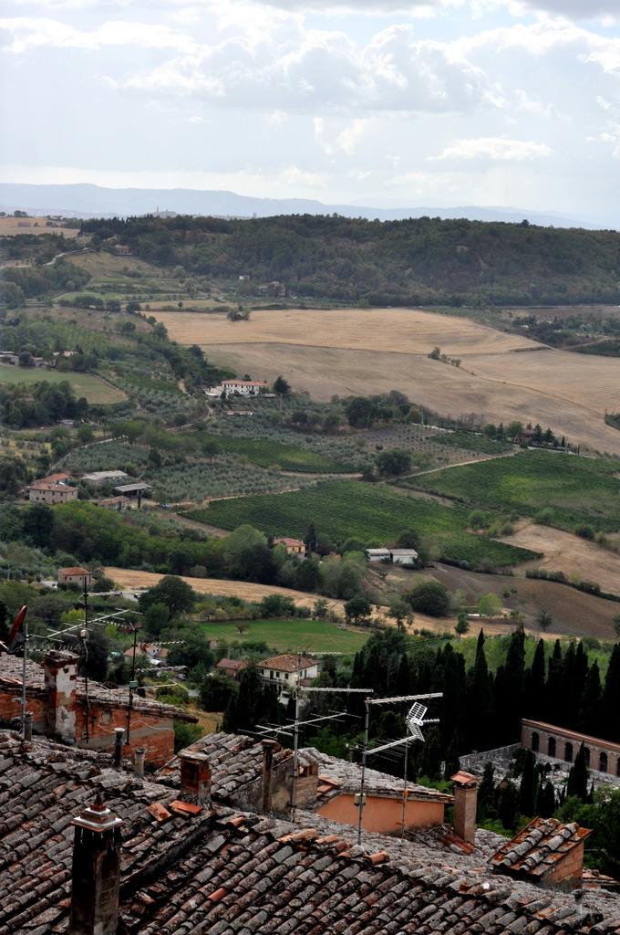 The View from Osteria del Borgo in Montepulciano, Italy - Photo by Taste As You Go