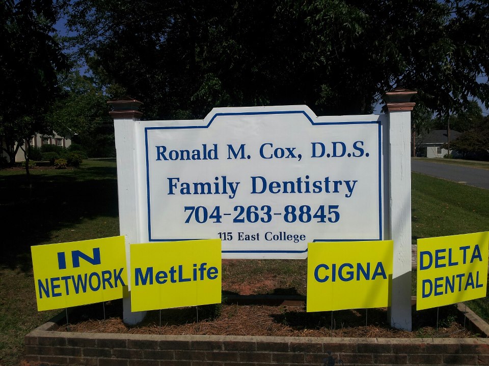 Ronald M. Cox DDS 7042638845 Back To School Dental Care For Stanley NC