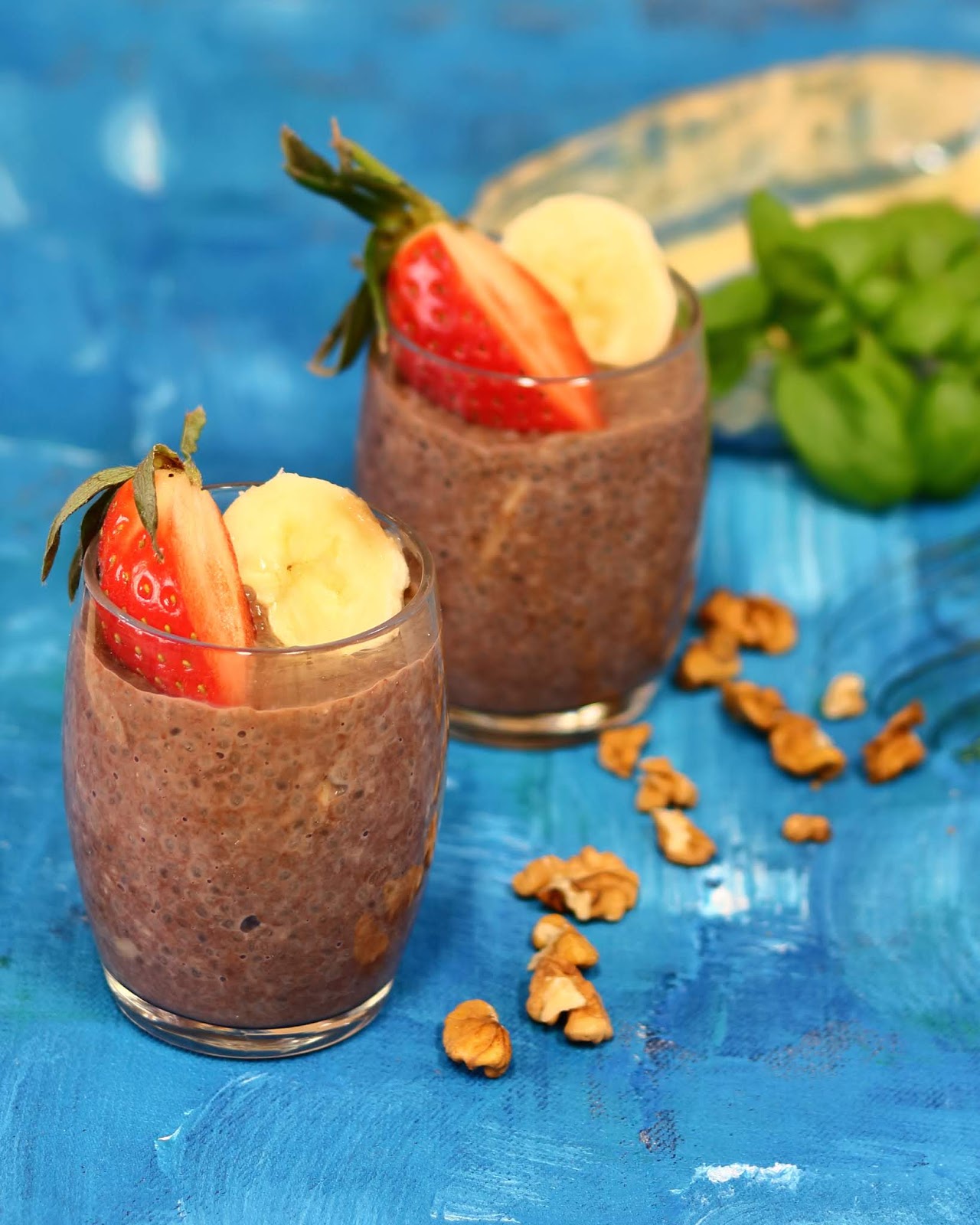 Ania mama Agnieszki Czekoladowy pudding chia z bananem