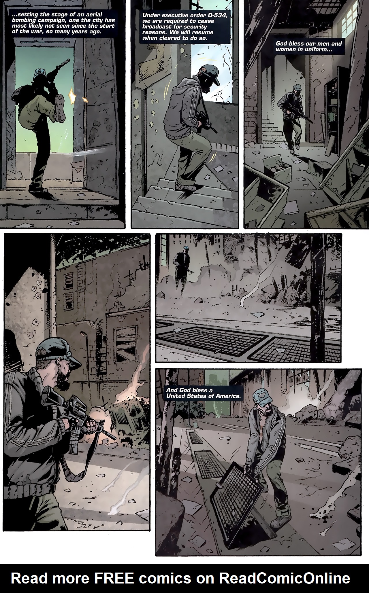 Read online DMZ (2006) comic -  Issue #55 - 4