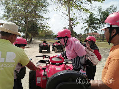 eka aprilya liburan di bintan lagoon resort