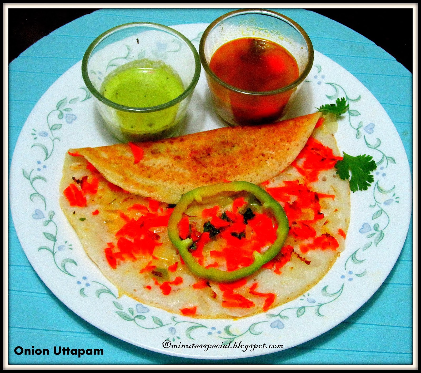 Minute Special Onion Uttapam