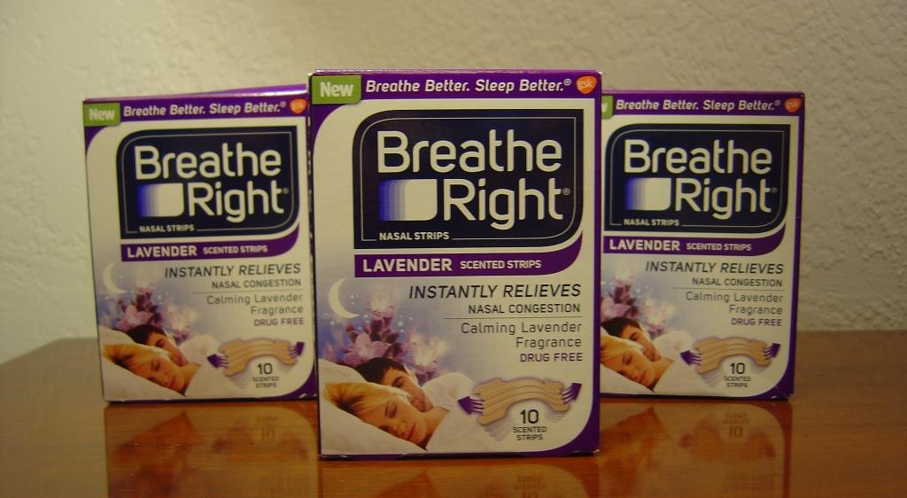 Review Breathe Right Lavender Scented Nasal StripsProceed With
