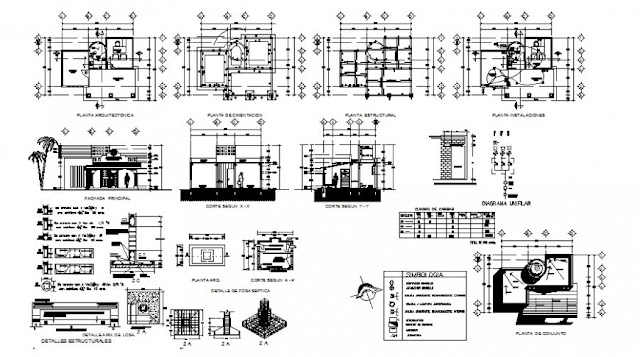 MUNICIPAL AGENCY GOVERNMENT BUILDING DETAILED ARCHITECTURE PROJECT DWG FILE