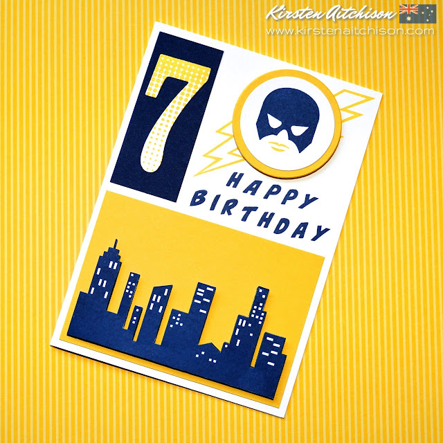 Kirsten Aitchison: Handmade with Love: Calling All Heroes - Happy Birthday | CAS(E) this sketch