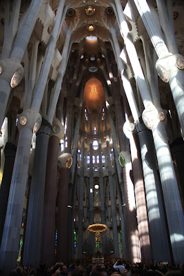 Apse of Sagrada Familia Basilica in Barcelona