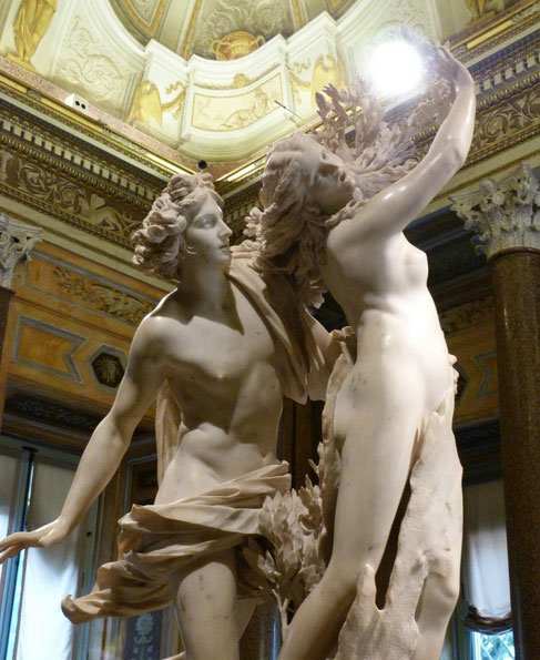 Apolo e Dafne, Bernini, Galleria Borghese, Roma