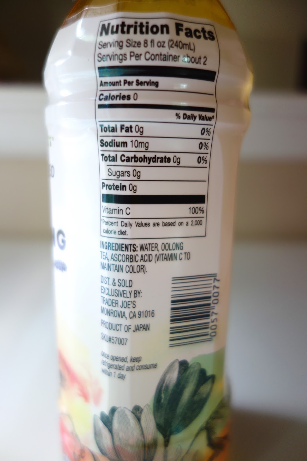 Trader Joe's Unsweetened Golden Oolong Tea