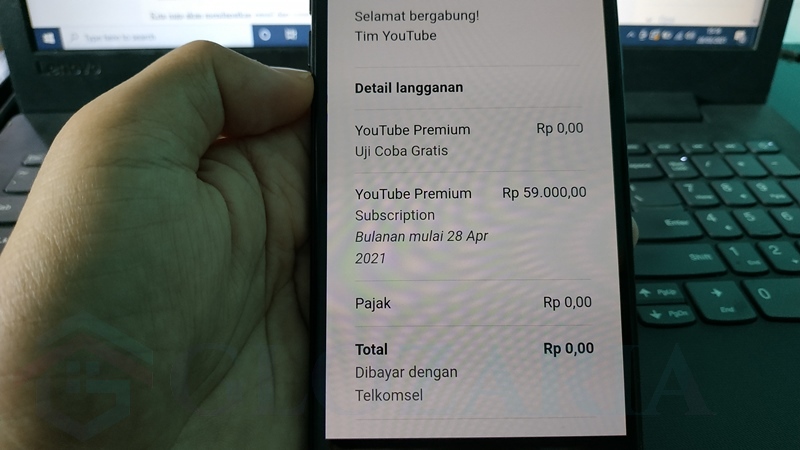 Cara Daftar Youtube Premium Gratis Tanpa Kartu Kredit Tapi Dengan Pulsa Glozaria