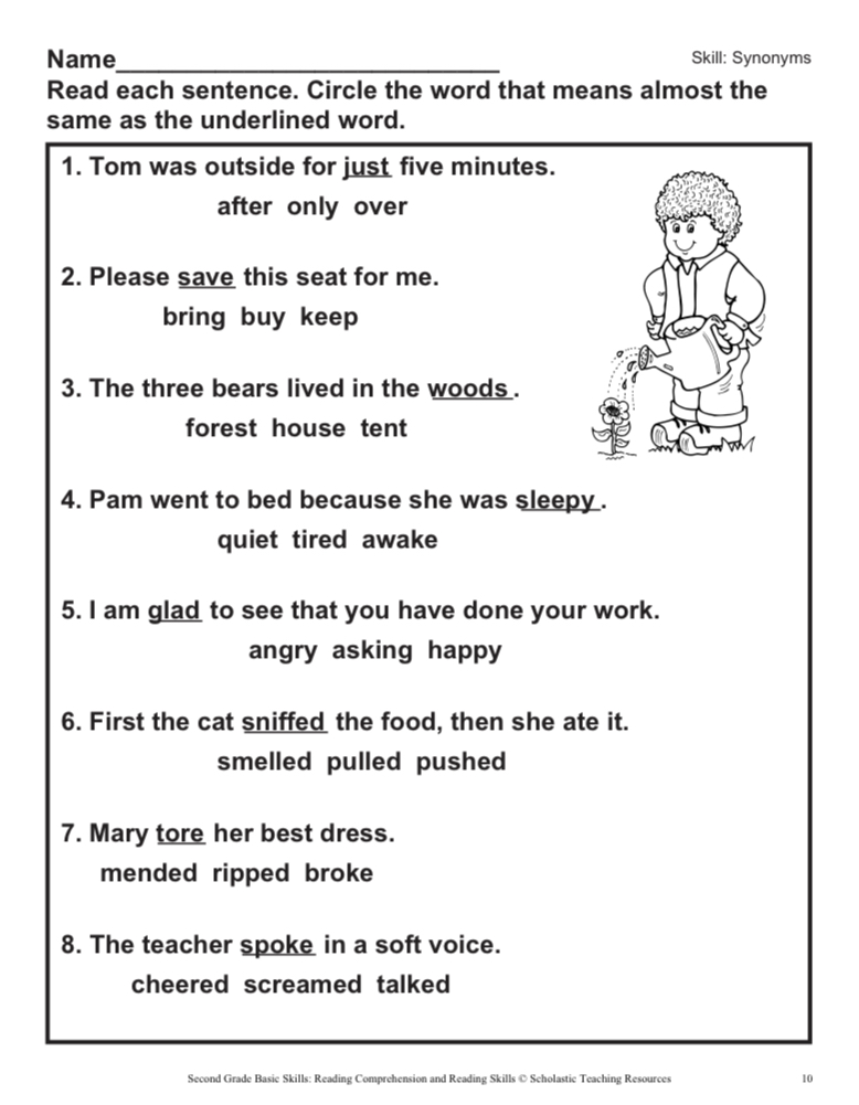 Download: Reading Comprehension and Reading Skills 2nd Grade