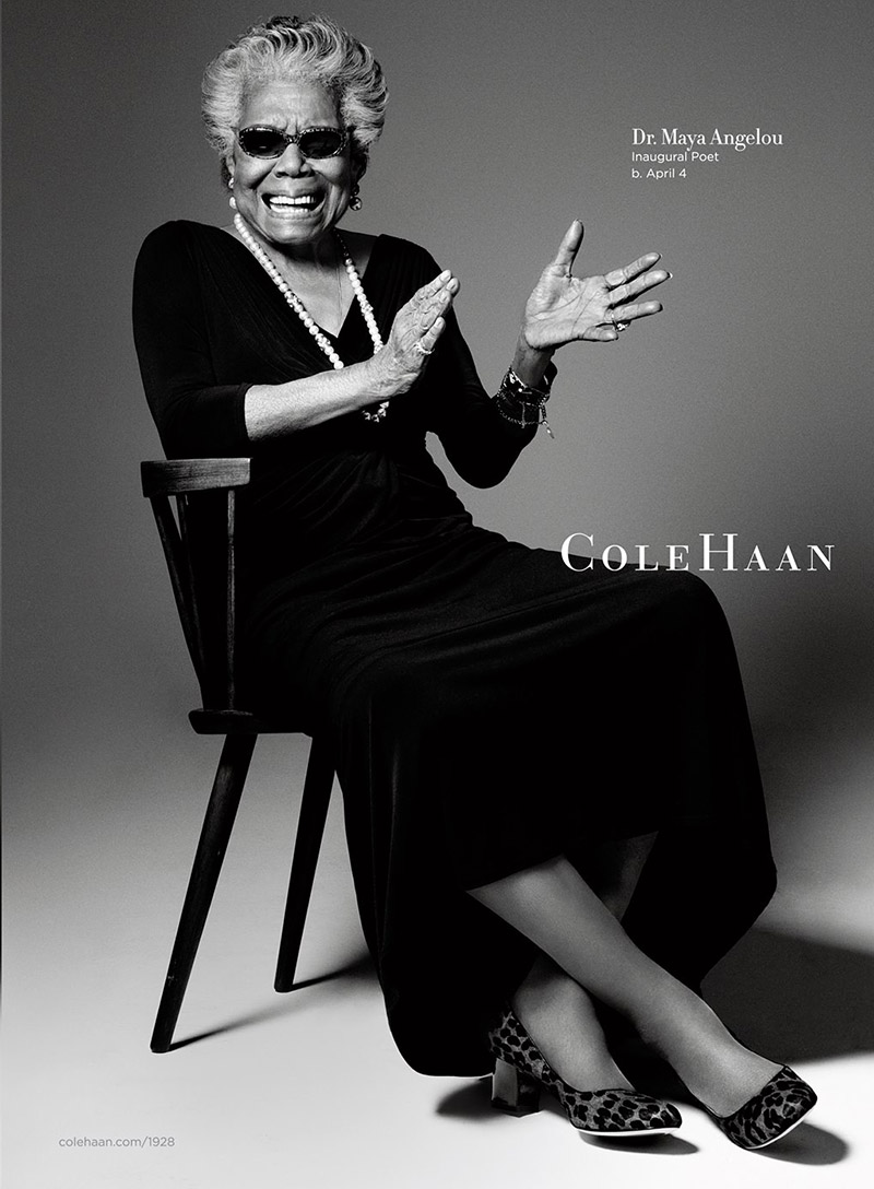 Dr Maya Angelou for Cole Haan