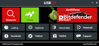 حذف الفيروسات من الفلاشة وتحصين usb من اي فيروسات ضارة باستخدام برنامج UsbFix 