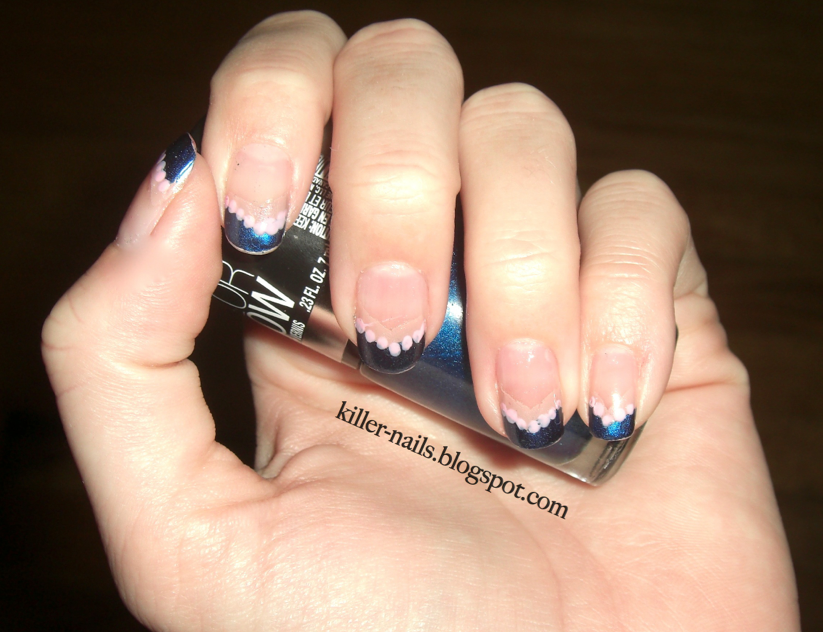 Killer Nails: Navy French Manicure