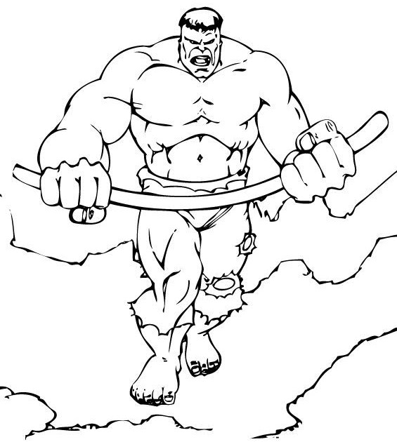 Hulk Coloring Pages For Adults / print coloring image | Hulk coloring