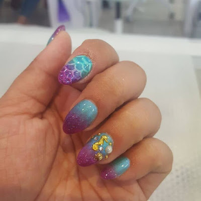 ✘ 21+ Mermaid Inspired Nails Ideas to Attract Your Beauty Magical creatures like unicorns have inspired many nail styles ✘ 21+ Mermaid Inspired Nails Ideas to Attract Your Beauty