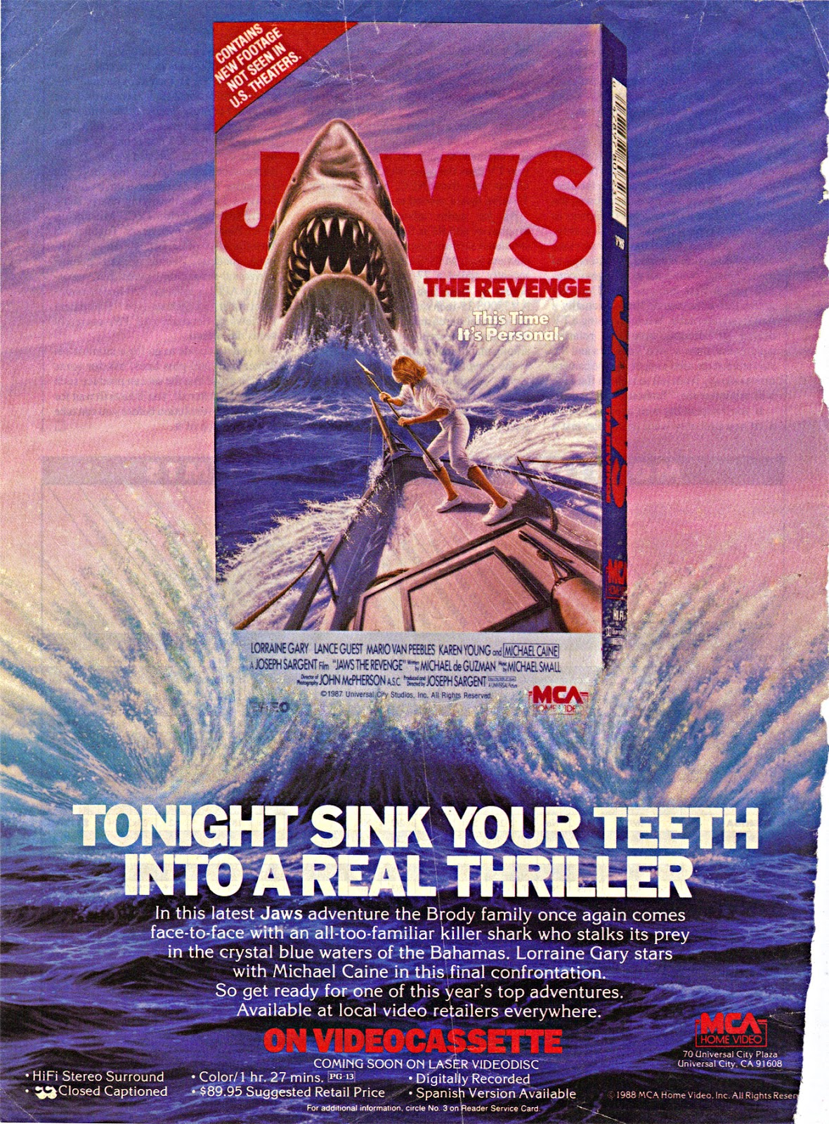 Happyotter: JAWS: THE REVENGE (1987)