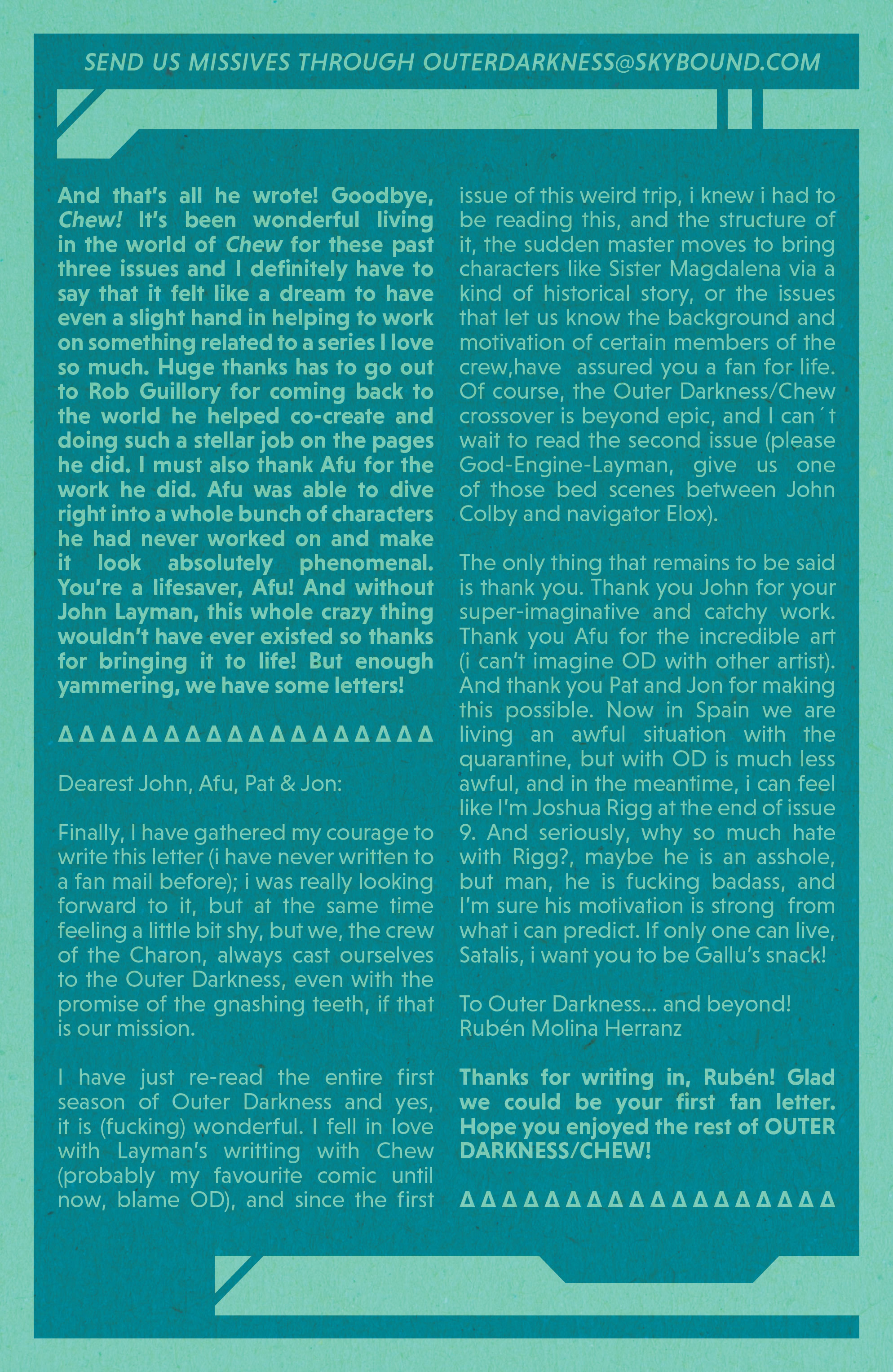Read online Outer Darkness/Chew comic -  Issue #3 - 23