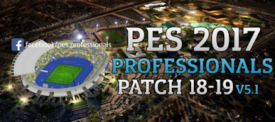 PES 2017 Professionals Patch V5.1 For Season 18-19