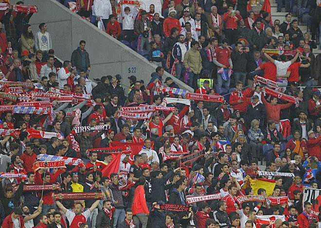 sevillistas en oporto