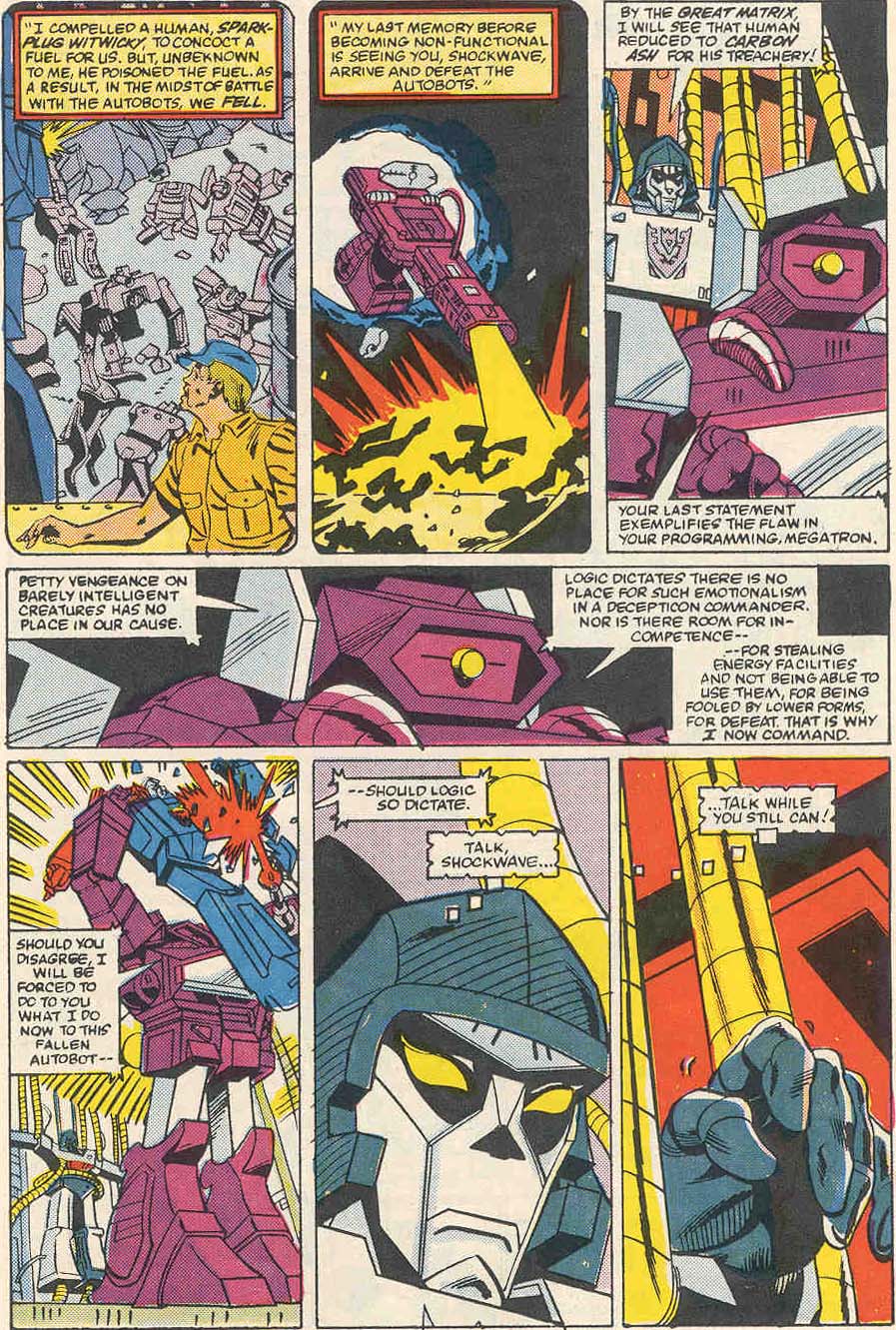 Read online The Transformers (1984) comic -  Issue #5 - 10