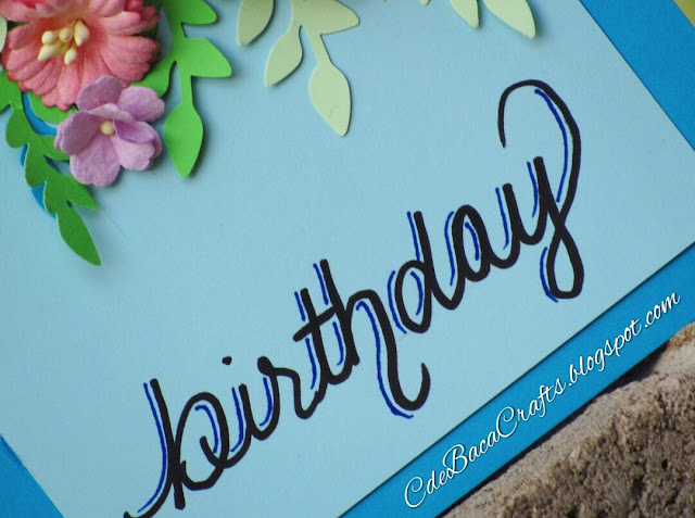 Happy Birthday Blue Card_CdeBacaCraftsCard