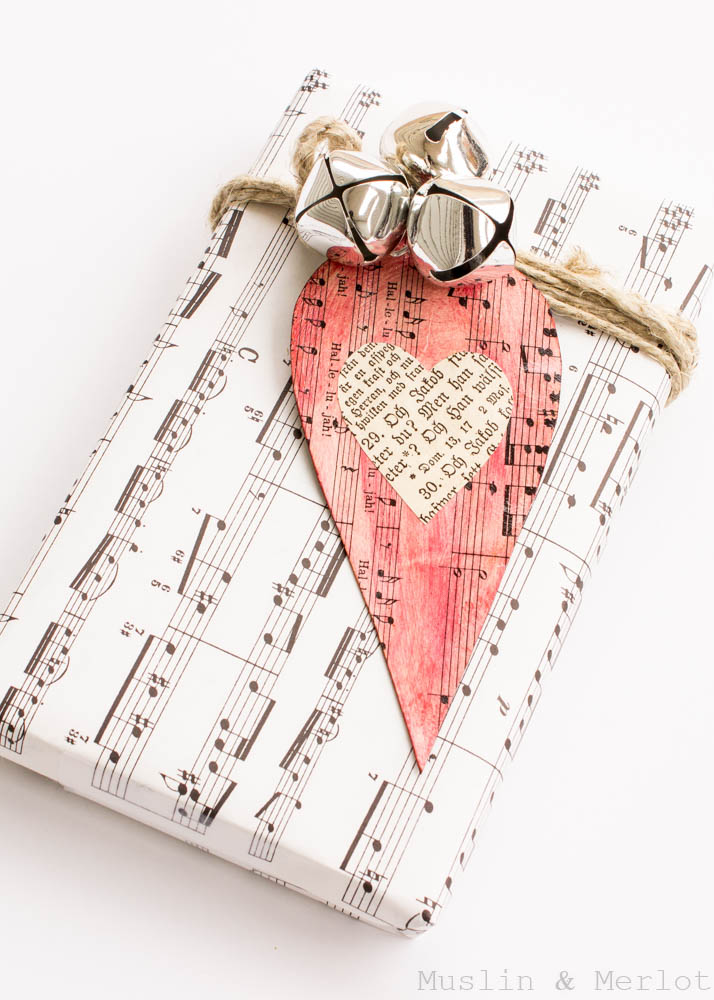 Music Paper Gift Tags! They can double as ornaments :-).