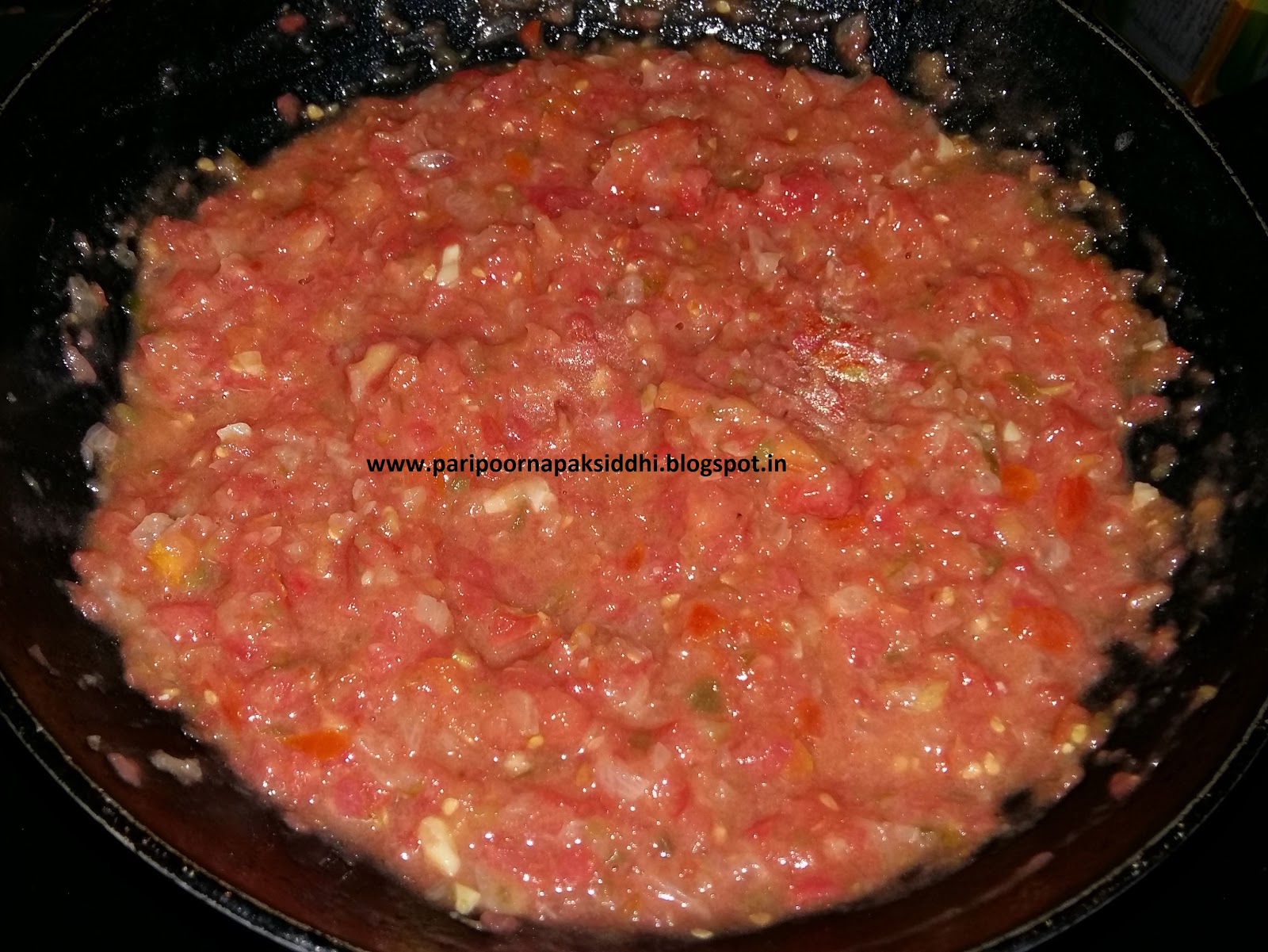 Paripoorna Paksiddhi HOME MADE ENCHILADA SAUCE / MEXICAN TOMATO SAUCE
