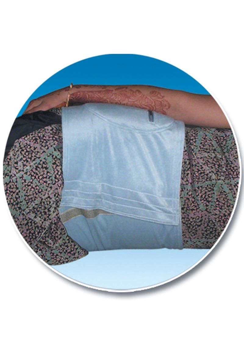 Bed Sore Hip Protector Helps During Mid Prone Lying Position