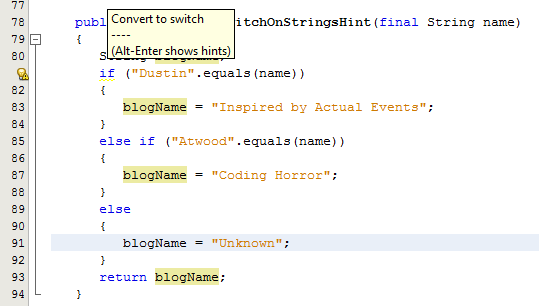 Inspired by Actual Events: Seven NetBeans Hints for Modernizing Java Code