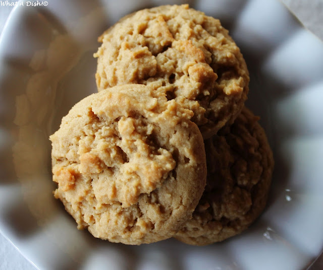 What A Dish! Easy Drop Peanut Butter Cookies