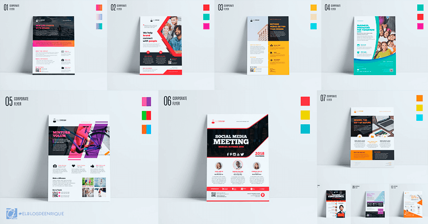 10 plantillas corporativas editables