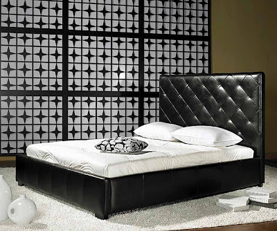 Dark white bedrooms furniture