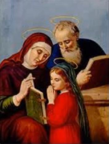 JULY 26 - SAINTS ANNE AND JOAQUIN - parents of the Blessed Virgin Mary, Mother of God