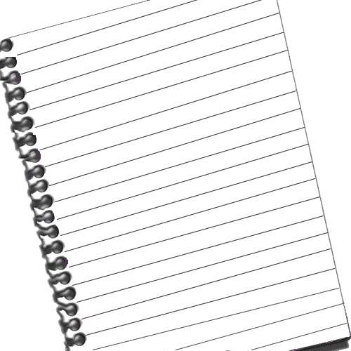 Folha De Caderno Desenho Png