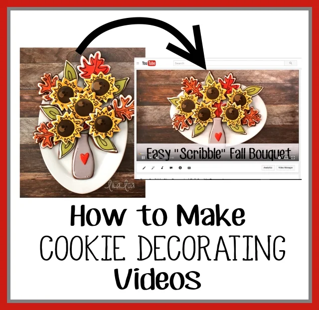 How to make cookie decorating videos with a cell phone and no experience whatsoever.
